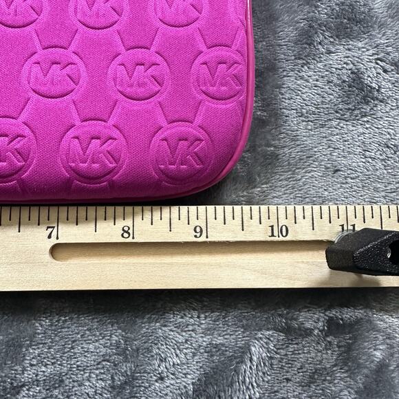 Michael Kors Monogram Embossed Crossbody Women’s Messenger Pink Bag - Picture 9 of 10